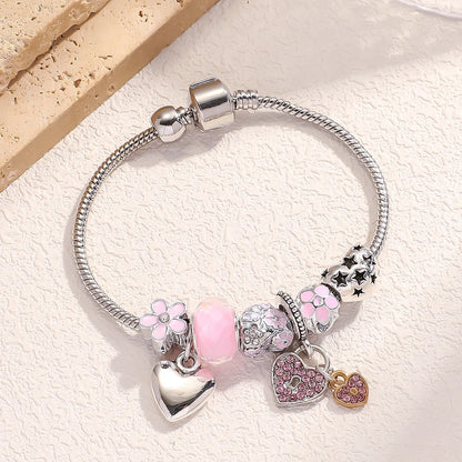 Women's Beaded Love Bracelet for Daily Style - Smarsty