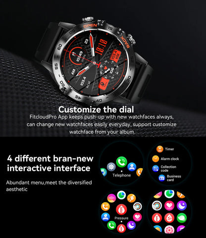 Bluetooth Call Smart Watch for Men with Fitness Tracker - Smarsty