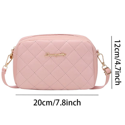 2024 Tassel Small Messenger Bag For Women Trend Lingge Embroidery Camera Female Shoulder Bag Fashion Chain Ladies Crossbody Bags - Smarsty