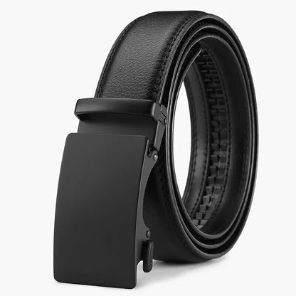 Luxury Men's PU Leather Belt Soft Comfortable Fit - Smarsty