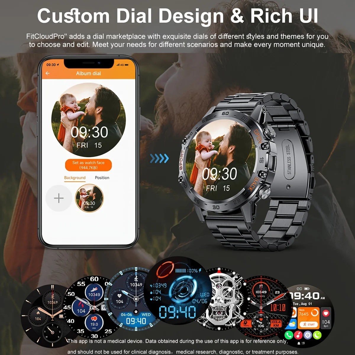Bluetooth Call Smart Watch for Men with Fitness Tracker - Smarsty