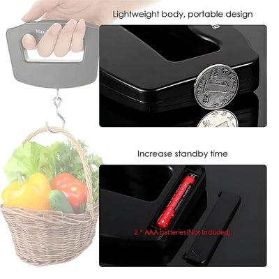 Portable Digital Luggage Scale with Backlight Display - Smarsty