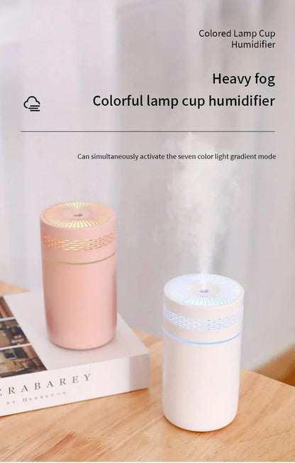 Portable USB Car Air Humidifier with LED Light - Smarsty
