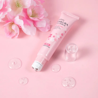 LAIKOU Sakura Eye Serum Roller for Dark Circles - Smarsty