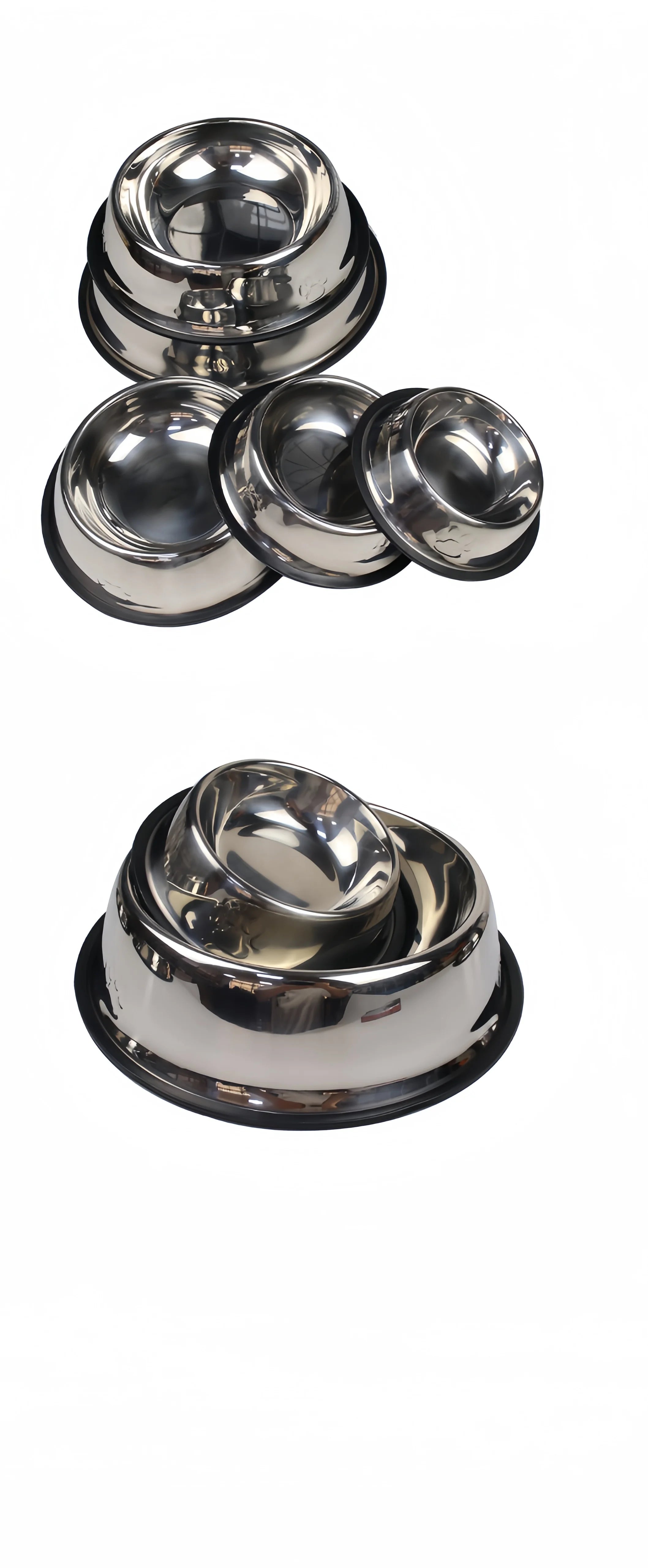 Durable Stainless Steel Pet Feeding Bowl Easy To Clean - Smarsty