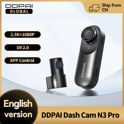 2.5K Dash Camera With WiFi Smart Connect And Recording - Smarsty