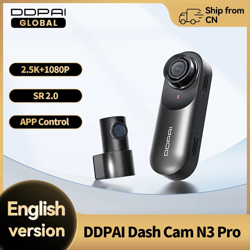 2.5K Dash Camera With WiFi Smart Connect And Recording - Smarsty