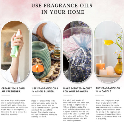 Pure Plant Essential Oils for Aroma Diffuser 10ml - Smarsty