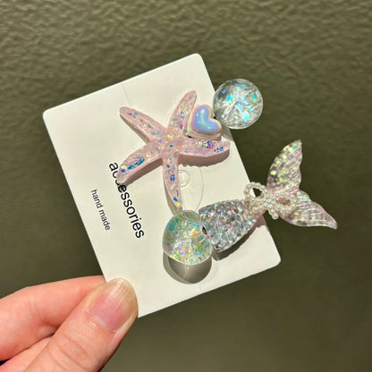 Elegant Starfish Hair Clips for Summer Beach Style - Smarsty