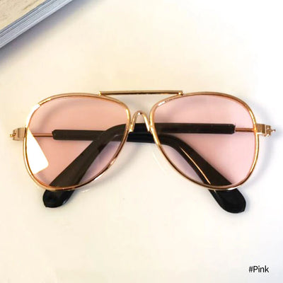 Vintage Round Dog Sunglasses for Stylish Pet Photos - Smarsty