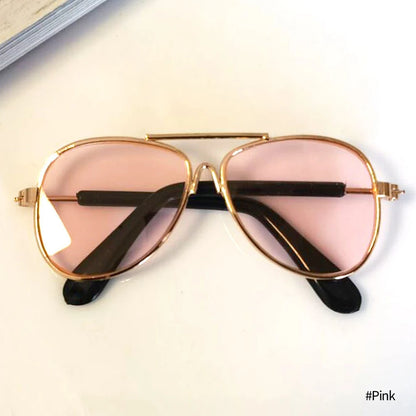 Vintage Round Dog Sunglasses for Stylish Pet Photos - Smarsty