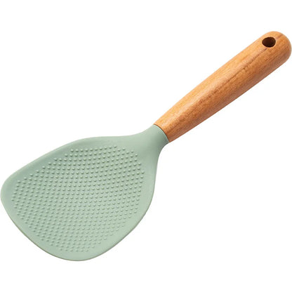 Food Grade Silicone Rice Spoon, Household Non-stick Pot, High Temperature Resistant Kitchen Spoon, Kitchen Tools, 1 tbsp