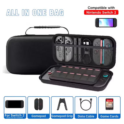Protective Carrying Case for Nintendo Switch 2 with Game Card Slots - Smarsty