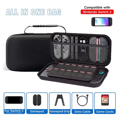 Protective Carrying Case for Nintendo Switch 2 with Game Card Slots - Smarsty