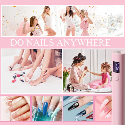 LULAA Handheld Mini Nail Lamp For Quick Gel Drying - Smarsty
