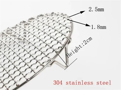 304 Stainless Steel BBQ Grill Mesh for Easy Cleaning - Smarsty