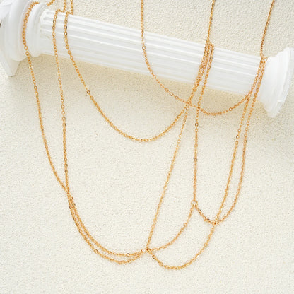 Summer Sexy Metal Body Chain Bikini Jewelry for Women - Smarsty
