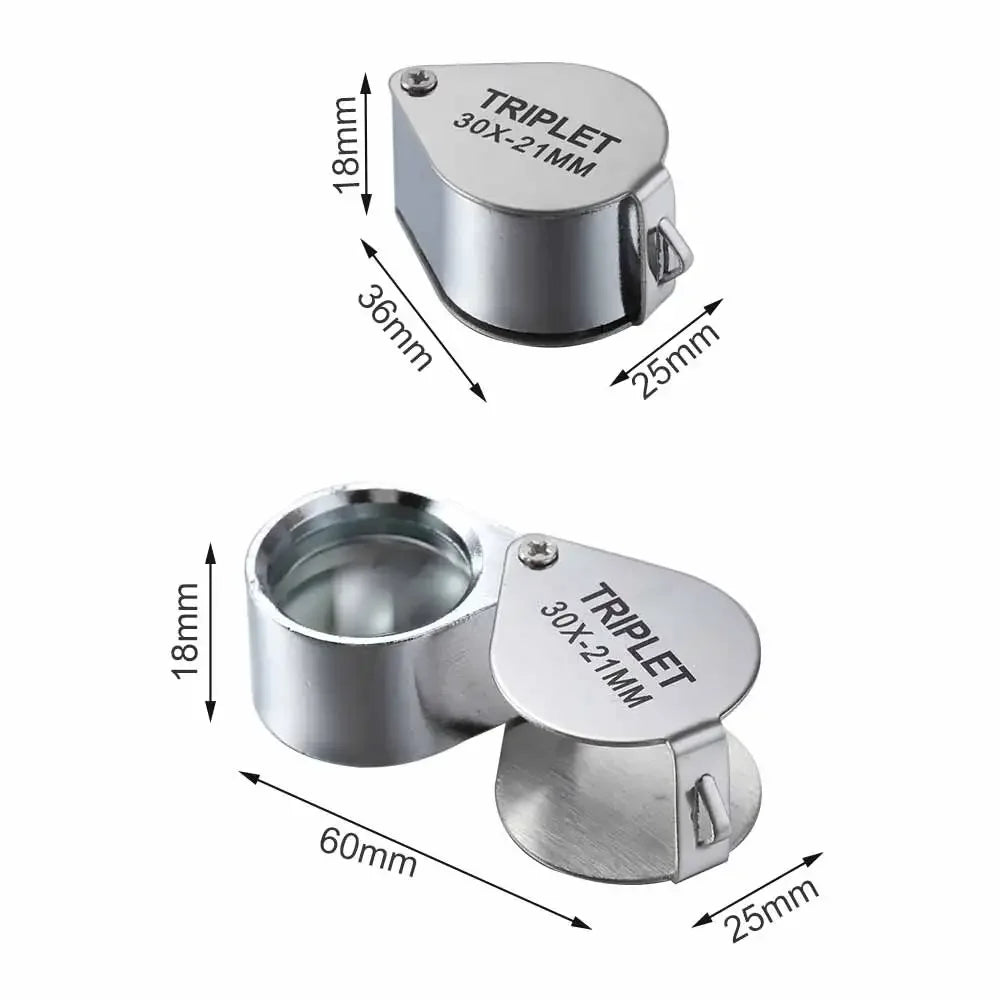 10-30X Pocket Loupe Magnifier for Jewelry Inspection - Smarsty