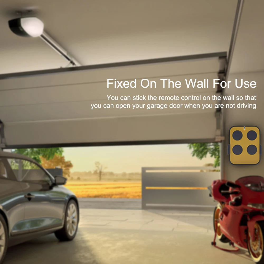 Universal Garage Door Remote Control Cloner with Multifrequency Capability - Smarsty