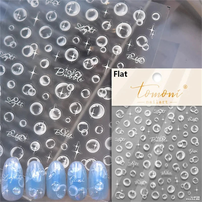 Dreamy Summer Beach Nail Art Stickers for Manicure - Smarsty