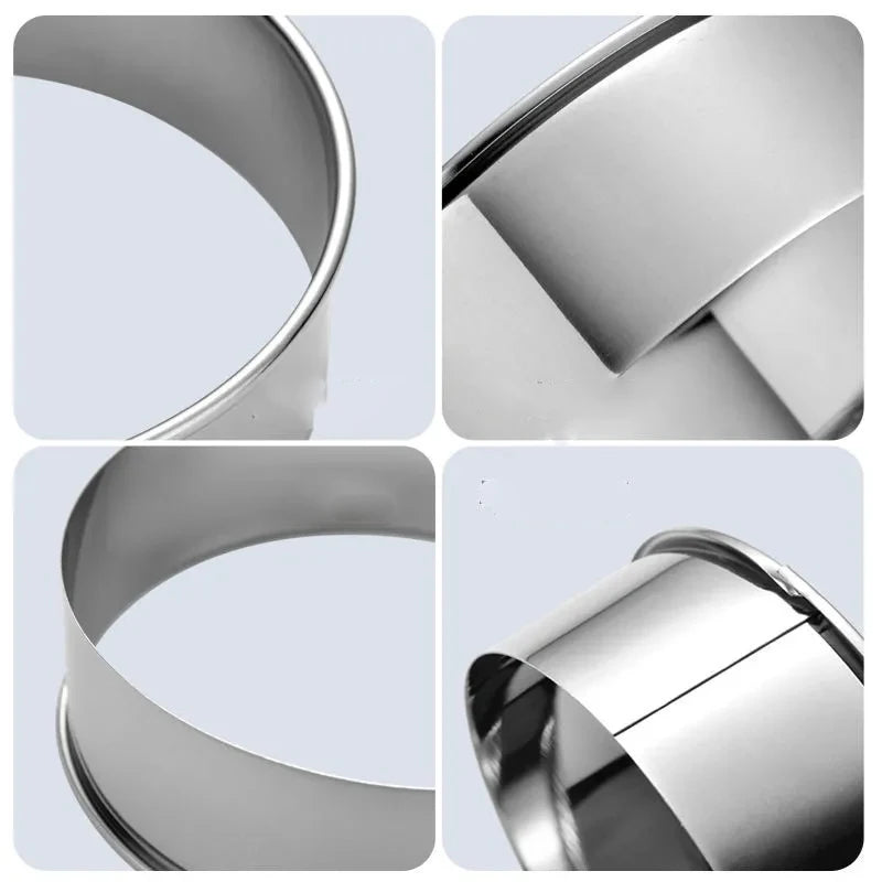 Stainless Steel Round Biscuit Molds Set for Baking - Smarsty