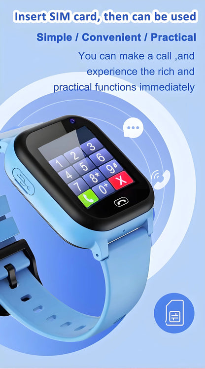 4G Kids Smart Watch With SOS Call And Waterproof Design - Smarsty