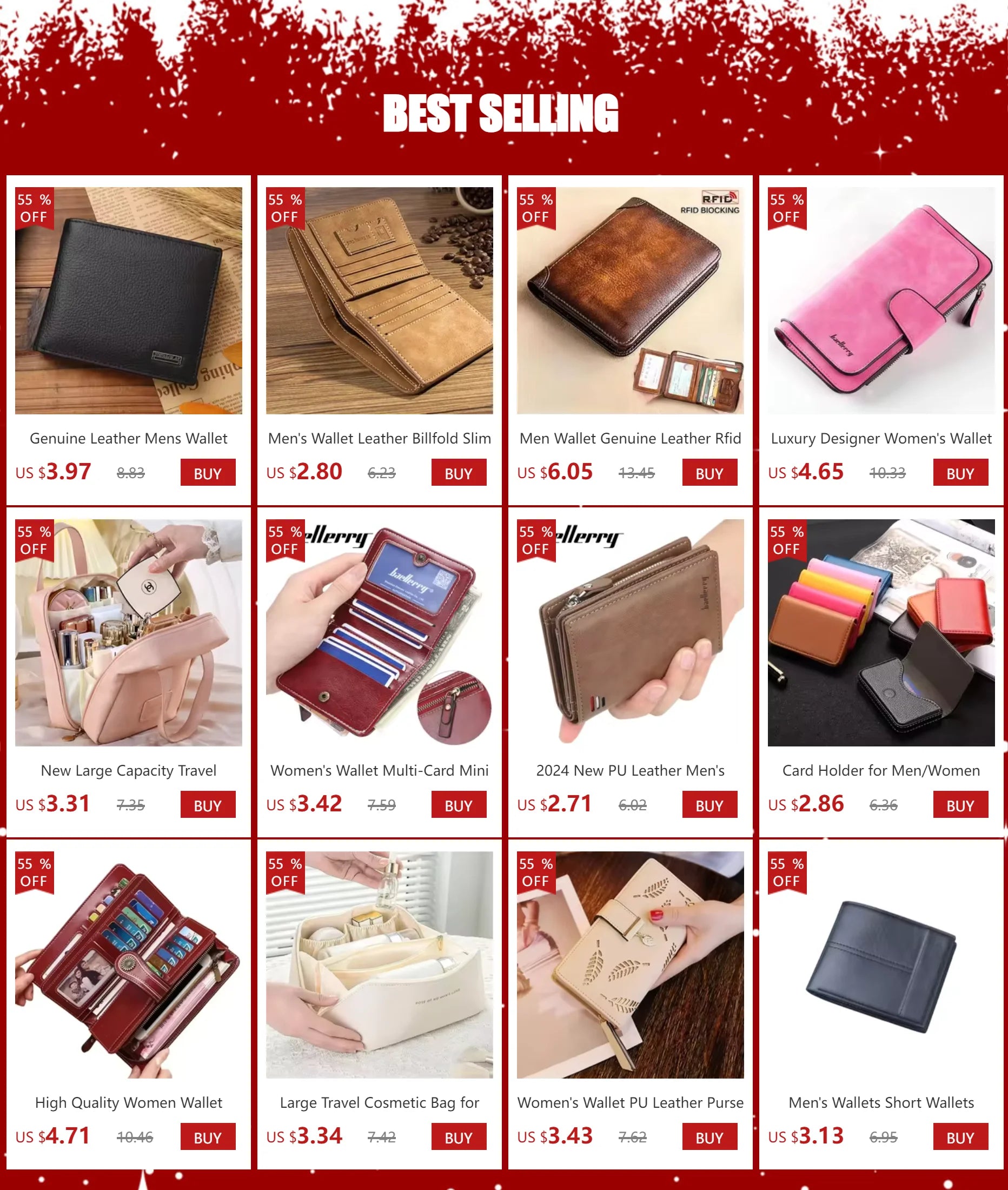Genuine Leather Mens Wallet Premium Product Real Cowhide Wallets For Man Short Black Wallet Portefeuille Homme Short Purses - Smarsty