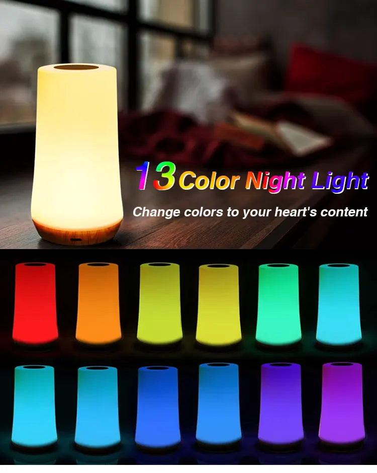 Color Changing LED Night Light with Remote Control - Smarsty