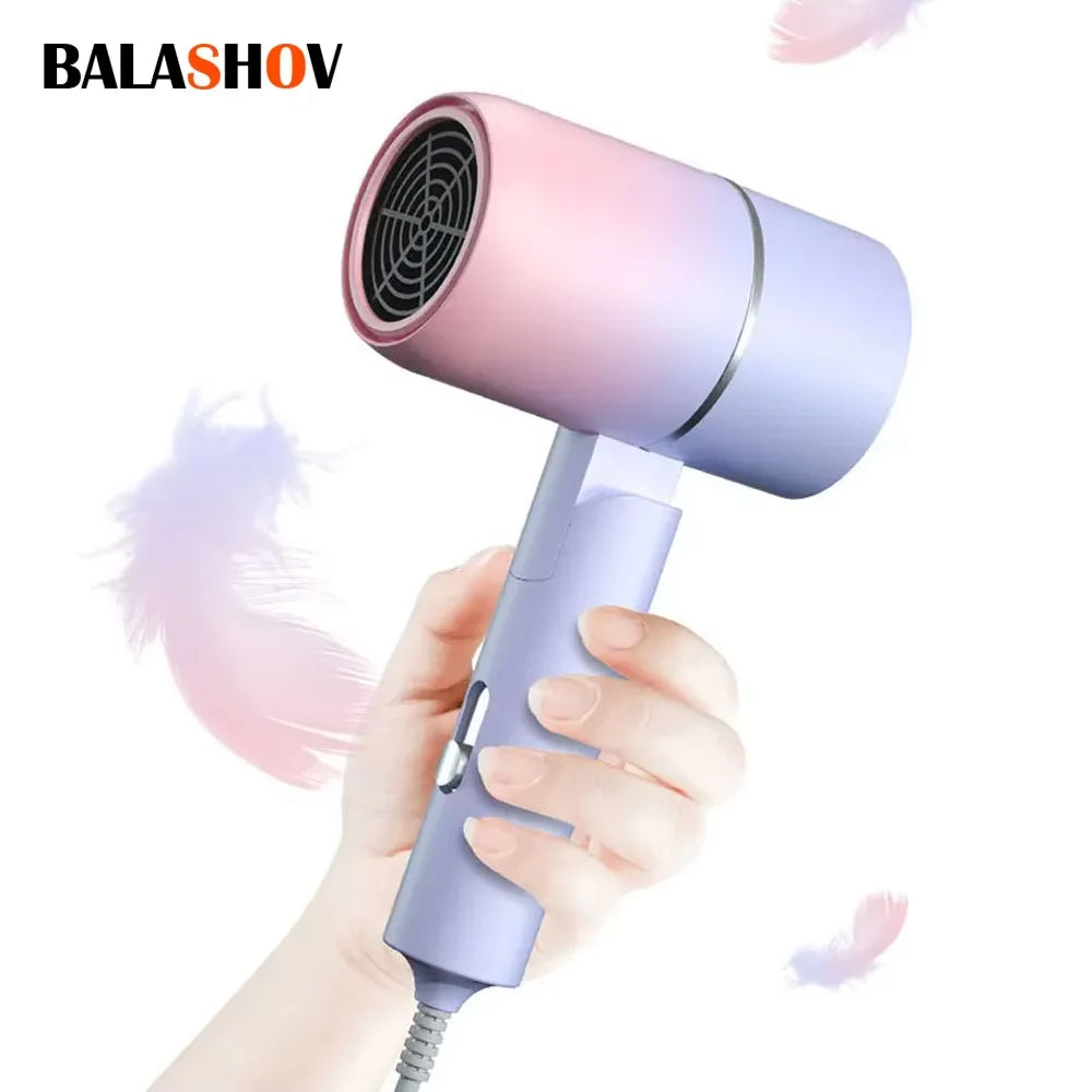 Mini Folding Hairdryer 750W with Travel Bag for Hair Care - Smarsty