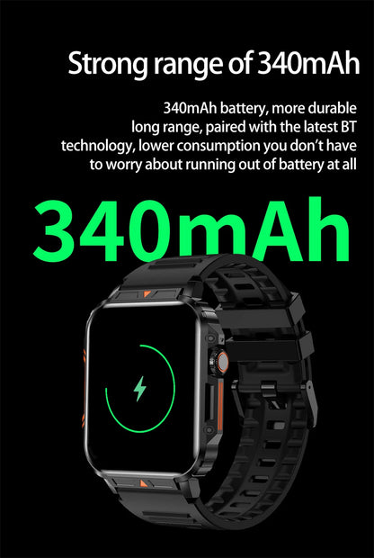 2024 Outdoor Military Smart Watch with IP68 Waterproof - Smarsty