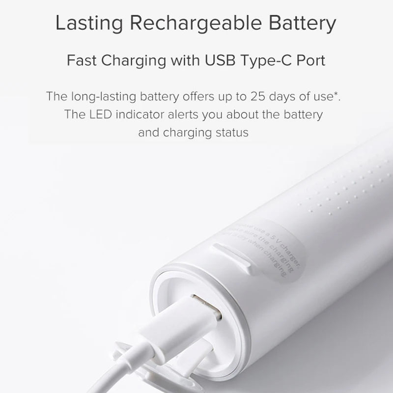 Xiaomi Mijia T300 Sonic Electric Toothbrush with 25 Days Battery Life - Smarsty