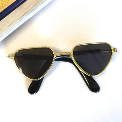 Vintage Round Dog Sunglasses for Stylish Pet Photos - Smarsty