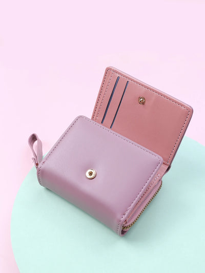 Luxury Brand Women's Small Wallet Female Card Holder Short Wallets with Coin Purse for Woman Ladies PU Leather Hasp Mini Clutch - Smarsty