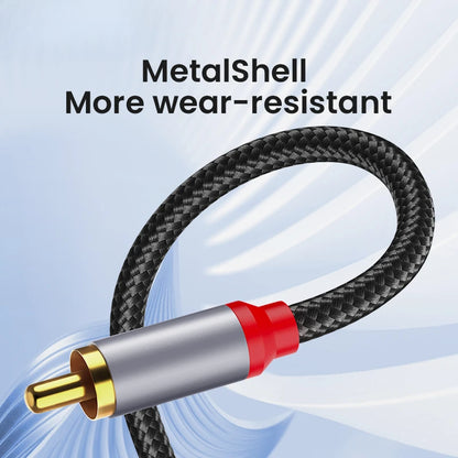 3.5mm to 2 RCA Audio Splitter Cable for Clear Sound - Smarsty