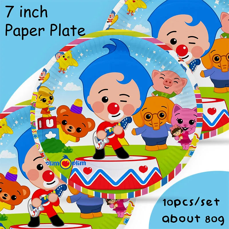Disney Cartoon Birthday Party Disposable Tableware Set - Smarsty