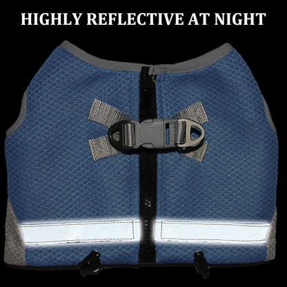 Dog Cooling Vest Adjustable Reflective Harness for Summer - Smarsty