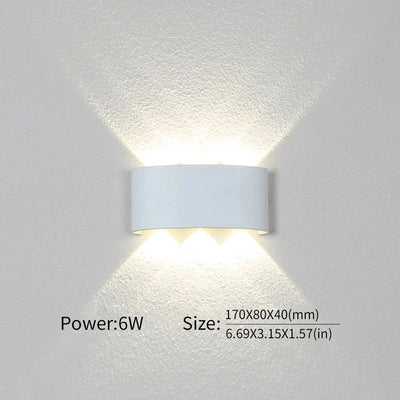 Modern LED Wall Light Waterproof for Home and Garden - Smarsty
