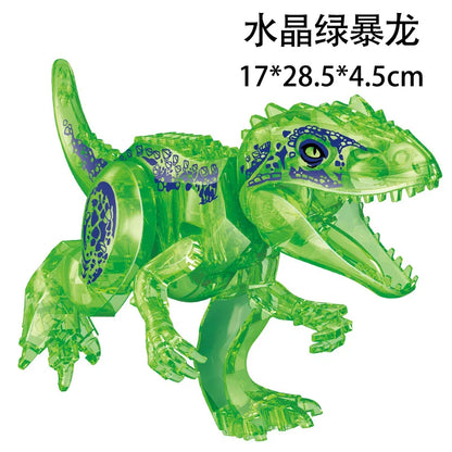 Jurassic World 3 Brutal Raptor Building Blocks Dinosaur Bricks Tyrannosaurus Indominus I-Rex Assemble Toy For Children by Smarsty