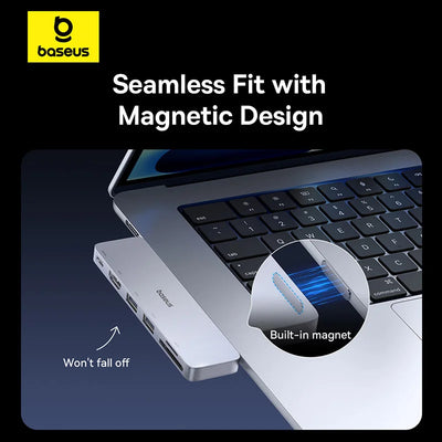 Versatile 4K USB-C Hub with HDMI and Thunderbolt Support - Smarsty