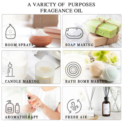 EUQEE 10ml Pure Natural Essential Oil Blends for Aromatherapy - Smarsty