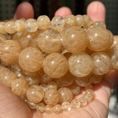 Natural Stone Beads Kit Rose Quartz Tiger Eye Obsidian - Smarsty