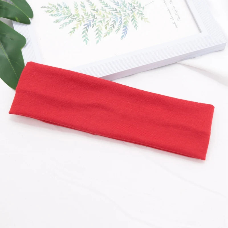 Cotton Stretch Headband For Women Men Comfortable Workout - Smarsty