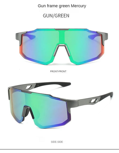 Cycling Sunglasses Sports Cycling Glasses Bike Eyewear MTB Dark Glasses Outdoor Bicycle Goggles for Men Women Sunglasses UV400 by Smarsty