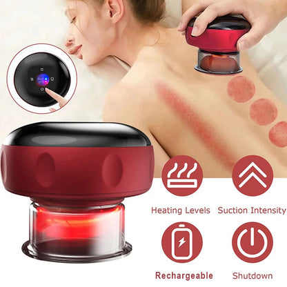 Electric Vacuum Cupping Massage Device for Pain Relief - Smarsty