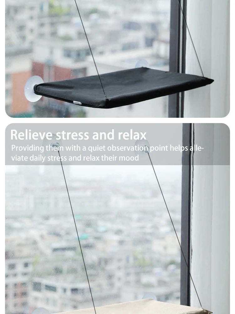 Ultra Soft Cat Window Hammock Bed for Cozy Naptime - Smarsty