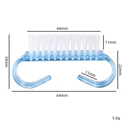 Plastic Nail Brushes Set for Effective Nail Cleaning - Smarsty