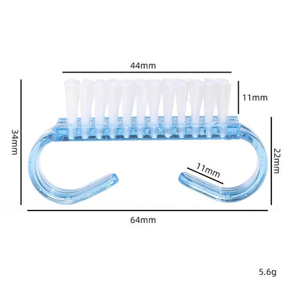 Plastic Nail Brushes Set for Effective Nail Cleaning - Smarsty