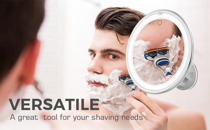 10x Magnifying LED Vanity Mirror with Touch Screen - Smarsty