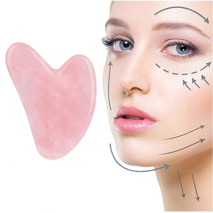 Rose Pink Gua Sha Massage Board for Face Lift - Smarsty