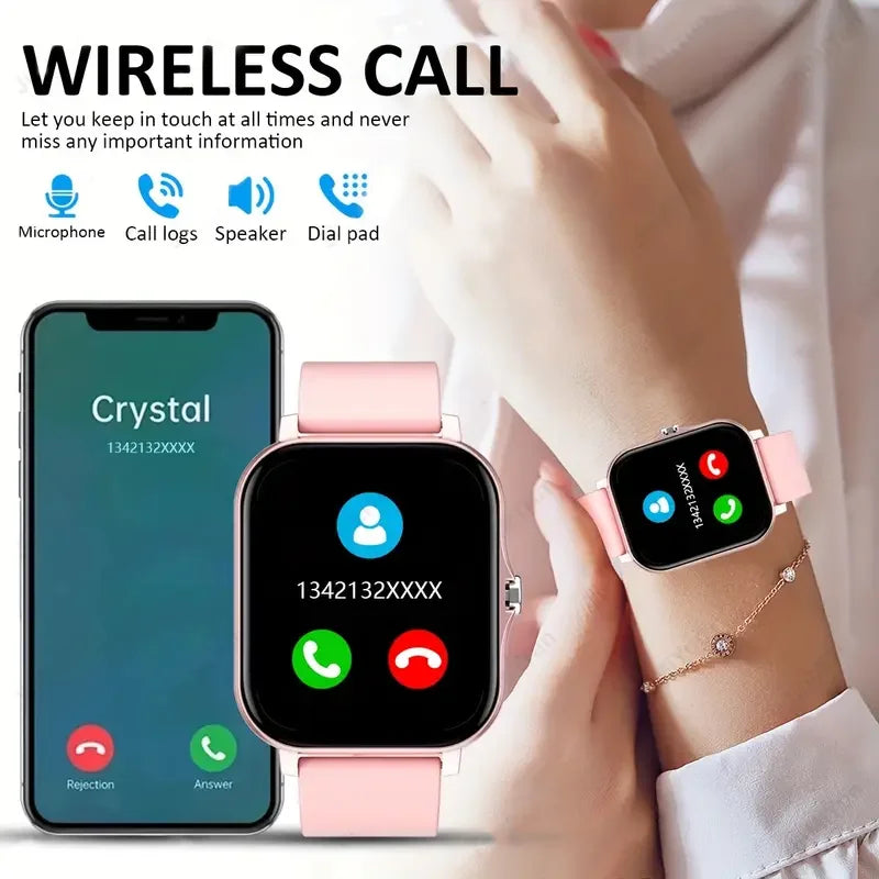 Smart Watch with Blood Pressure Monitor and Bluetooth Connectivity - Smarsty